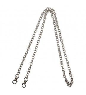 Çanta Aksesuar 100 cm Gümüş Renk Kancalı Çanta Zinciri No:2