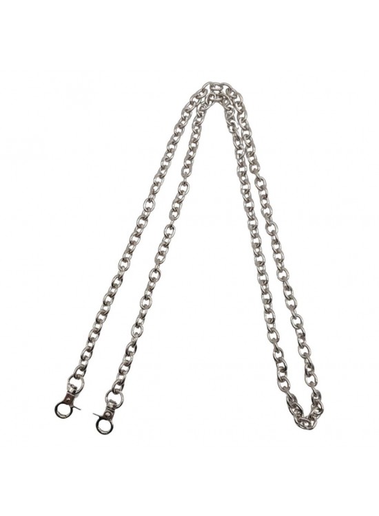 Çanta Aksesuar 100 cm Gümüş Renk Kancalı Çanta Zinciri No:2