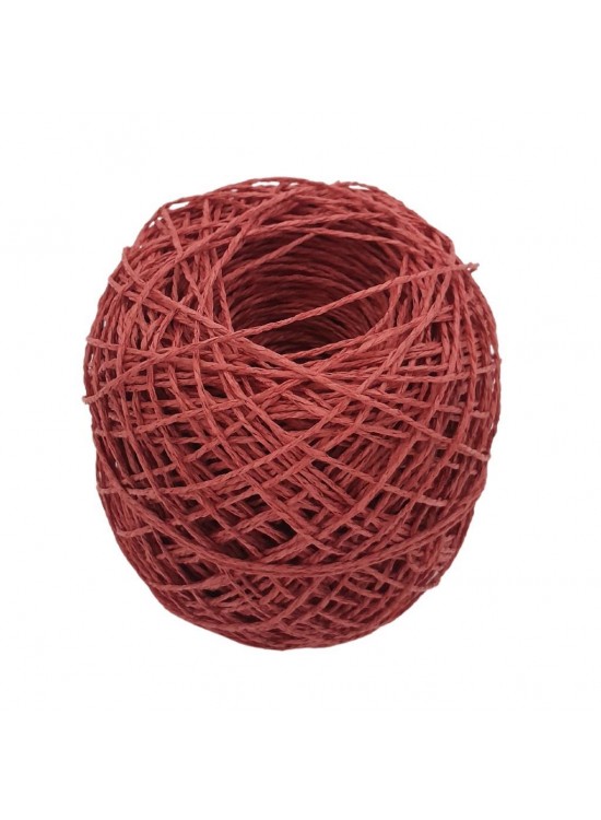 Çanta Aksesuar 100 Gr Sarılmış Kağıt İp Açık Kırmızı