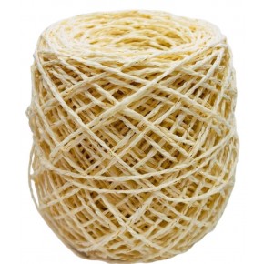 Çanta Aksesuar 100 Gr Sarılmış Kağıt İp Krem Simli