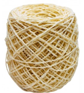 Çanta Aksesuar 100 Gr Sarılmış Kağıt İp Krem Simli