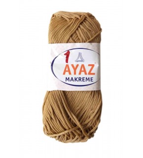 Çanta Aksesuar 100 Gram Polyester Makrome No:1 Sütlü Kahve