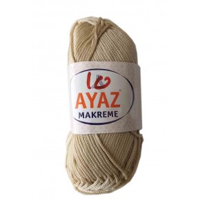 Çanta Aksesuar 100 Gram Polyester Makrome No:10 Bej