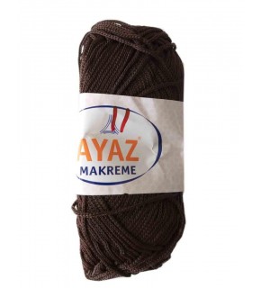 Çanta Aksesuar 100 Gram Polyester Makrome No:11 Koyu Kahve