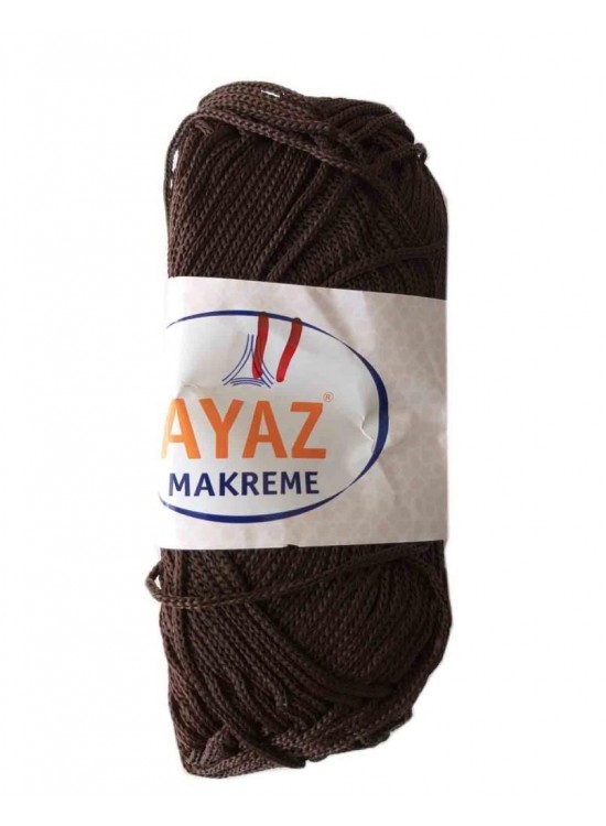 Çanta Aksesuar 100 Gram Polyester Makrome No:11 Koyu Kahve
