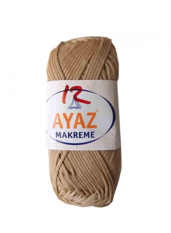 Çanta Aksesuar 100 Gram Polyester Makrome No:12 Açık Vizon