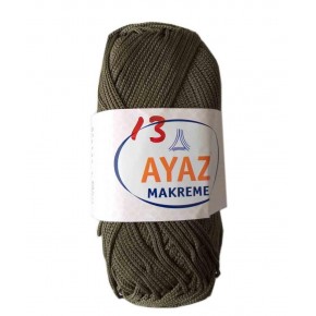 Çanta Aksesuar 100 Gram Polyester Makrome No:13 Haki