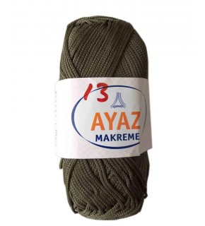 Çanta Aksesuar 100 Gram Polyester Makrome No:13 Haki