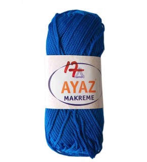 Çanta Aksesuar 100 Gram Polyester Makrome No:17 Saks Mavi