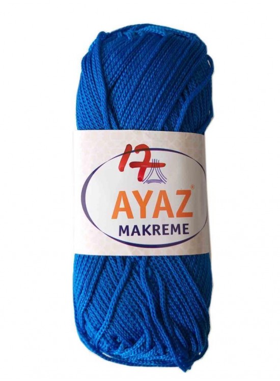 Çanta Aksesuar 100 Gram Polyester Makrome No:17 Saks Mavi