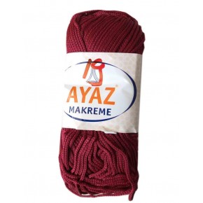 Çanta Aksesuar 100 Gram Polyester Makrome No:19 Bordo
