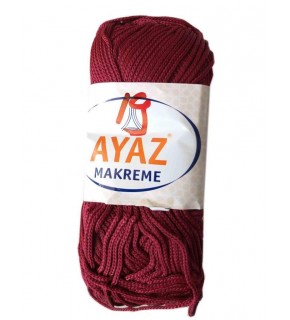 Çanta Aksesuar 100 Gram Polyester Makrome No:19 Bordo