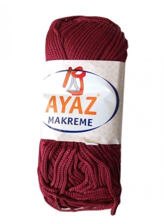 Çanta Aksesuar 100 Gram Polyester Makrome No:19 Bordo