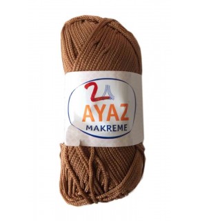 Çanta Aksesuar 100 Gram Polyester Makrome No:2 Kahve