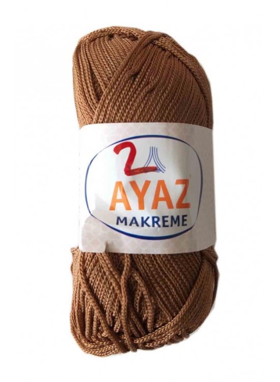 Çanta Aksesuar 100 Gram Polyester Makrome No:2 Kahve