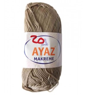 Çanta Aksesuar 100 Gram Polyester Makrome No:20 Vizon