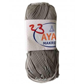 Çanta Aksesuar 100 Gram Polyester Makrome No:23 Gri