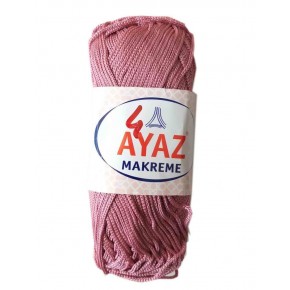 Çanta Aksesuar 100 Gram Polyester Makrome No:4 Gülkurusu