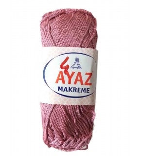 Çanta Aksesuar 100 Gram Polyester Makrome No:4 Gülkurusu