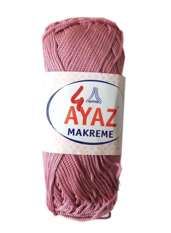 Çanta Aksesuar 100 Gram Polyester Makrome No:4 Gülkurusu