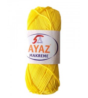 Çanta Aksesuar 100 Gram Polyester Makrome No:5 Sarı