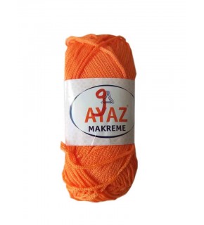 Çanta Aksesuar 100 Gram Polyester Makrome No:9 Turuncu