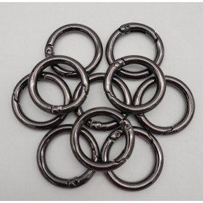 Çanta Aksesuar 10Lu 2 Cm Füme Renk Yaylı Halka Örgü Çanta İçin