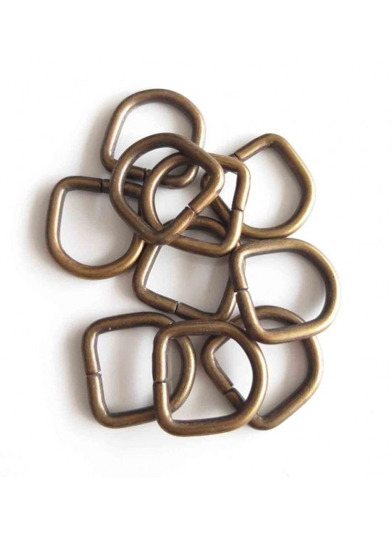 Çanta Aksesuar 10Lu Antik Renk 2 Cm D Halka