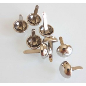 Çanta Aksesuar 10Lu Gümüş Kabara Bombeli Model