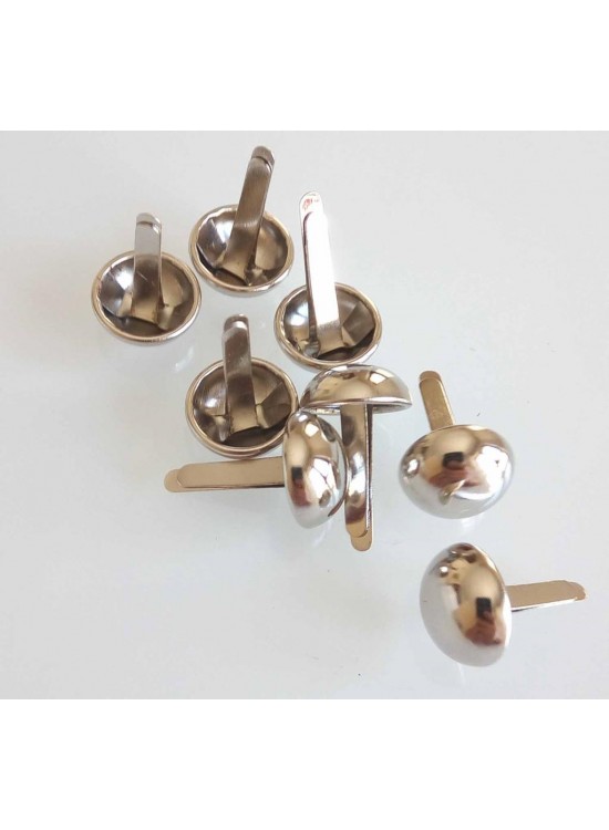 Çanta Aksesuar 10Lu Gümüş Kabara Bombeli Model