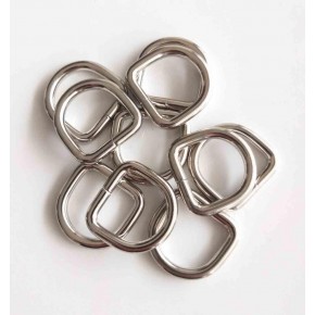 Çanta Aksesuar 10Lu Gümüş Renk 2 Cm D Halka