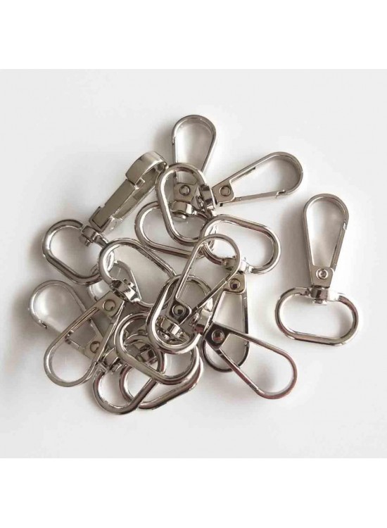 Çanta Aksesuar 10Lu Gümüş Renk 2 Cm Kanca