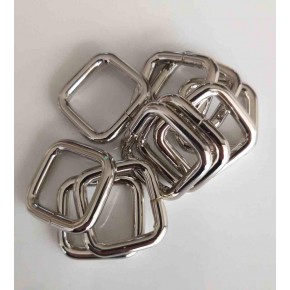 Çanta Aksesuar 10Lu Gümüş Renk 2 Cm Kare Halka