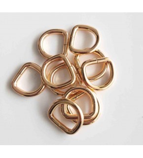 Çanta Aksesuar 10Lu Light Gold 2 Cm D Halka