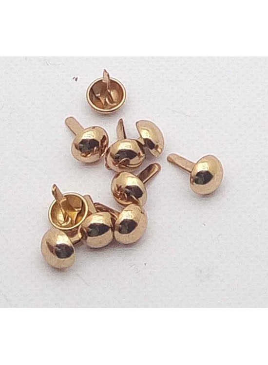 Çanta Aksesuar 10Lu Light Gold Kabara Yuvarlak Model