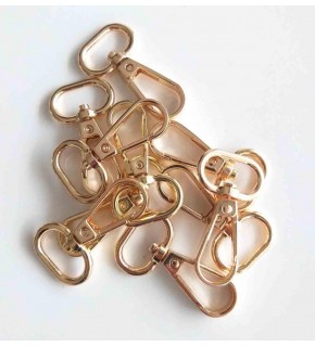 Çanta Aksesuar 10Lu Light Gold Renk 2 Cm Kanca