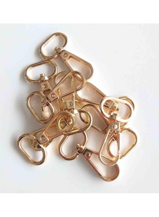 Çanta Aksesuar 10Lu Light Gold Renk 2 Cm Kanca