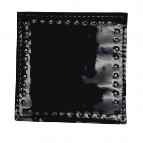 Çanta Aksesuar 10x10 cm Kare Rugan Deri Siyah Renk 1 Adet