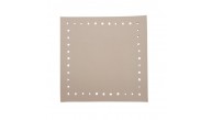 Çanta Aksesuar 10x10 cm Kare Suni Deri Bej Renk 1 Adet