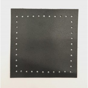 Çanta Aksesuar 10x10 cm Kare Suni Deri Siyah Renk 1 Adet