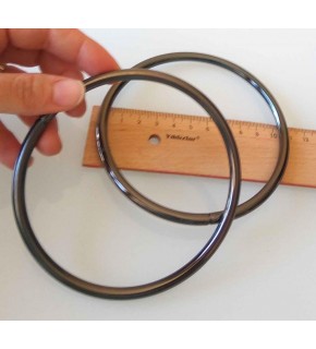 Çanta Aksesuar 11 Cm Füme Renk Metal Çanta Sapı