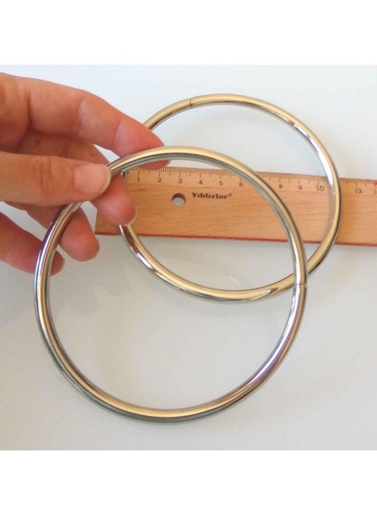 Çanta Aksesuar 11 Cm Gümüş Renk Metal Çanta Sapı