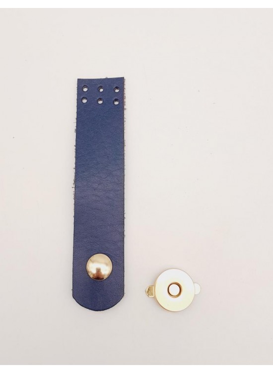 Çanta Aksesuar 11x2.3 cm Lacivert Gerçek Deri Düz Çanta Kapağı Light Gold Metalli Çanta Aksesuar 11x2.3 cm Lacivert Gerçek Deri Düz Çanta Kapağı Light Gold Metalli