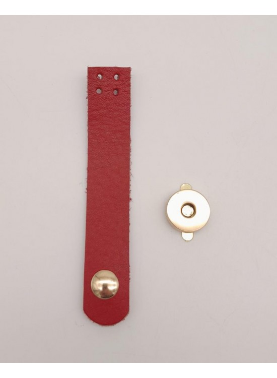 Çanta Aksesuar 11x2 cm Kırmızı Gerçek Deri Düz Çanta Kapağı Light Gold Metalli Çanta Aksesuar 11x2 cm Kırmızı Gerçek Deri Düz Çanta Kapağı Light Gold Metalli