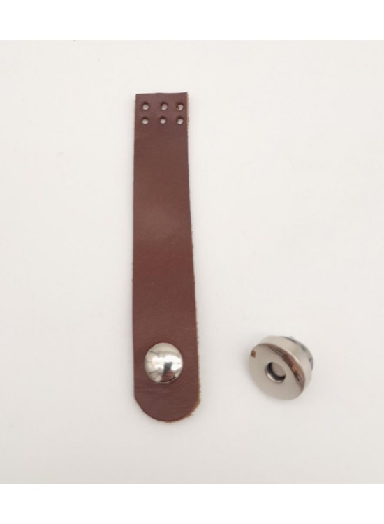 Çanta Aksesuar 11x2 cm Kızıl Kahve Gerçek Deri Düz Çanta Kapağı Gümüş Metalli Çanta Aksesuar 11x2 cm Kızıl Kahve Gerçek Deri Düz Çanta Kapağı Gümüş Metalli