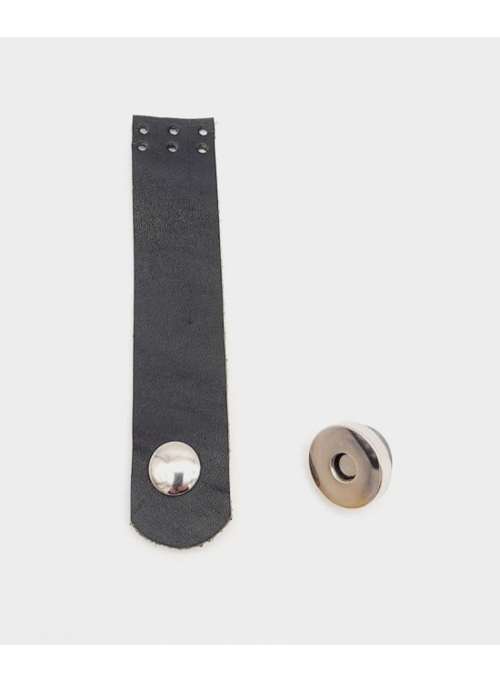 Çanta Aksesuar 11x2 cm Siyah Gerçek Deri Düz Çanta Kapağı Gümüş Metalli Çanta Aksesuar 11x2 cm Siyah Gerçek Deri Düz Çanta Kapağı Gümüş Metalli