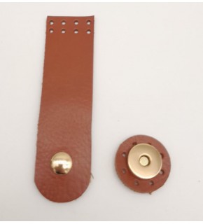 Çanta Aksesuar 11x3 cm Taba Gerçek Deri Düz Çanta Kapağı Light Gold Metalli