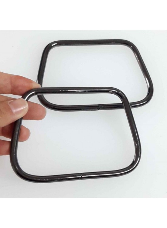 Çanta Aksesuar 11X8 Cm Füme Renk Metal Çanta Sapı