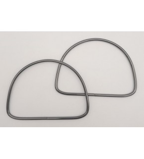 Çanta Aksesuar 12.5 cm D Model Füme Renk Metal Çanta Tutma Sapı