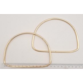 Çanta Aksesuar 12.5 cm D Model Light Gold Renk Metal Çanta Tutma Sapı